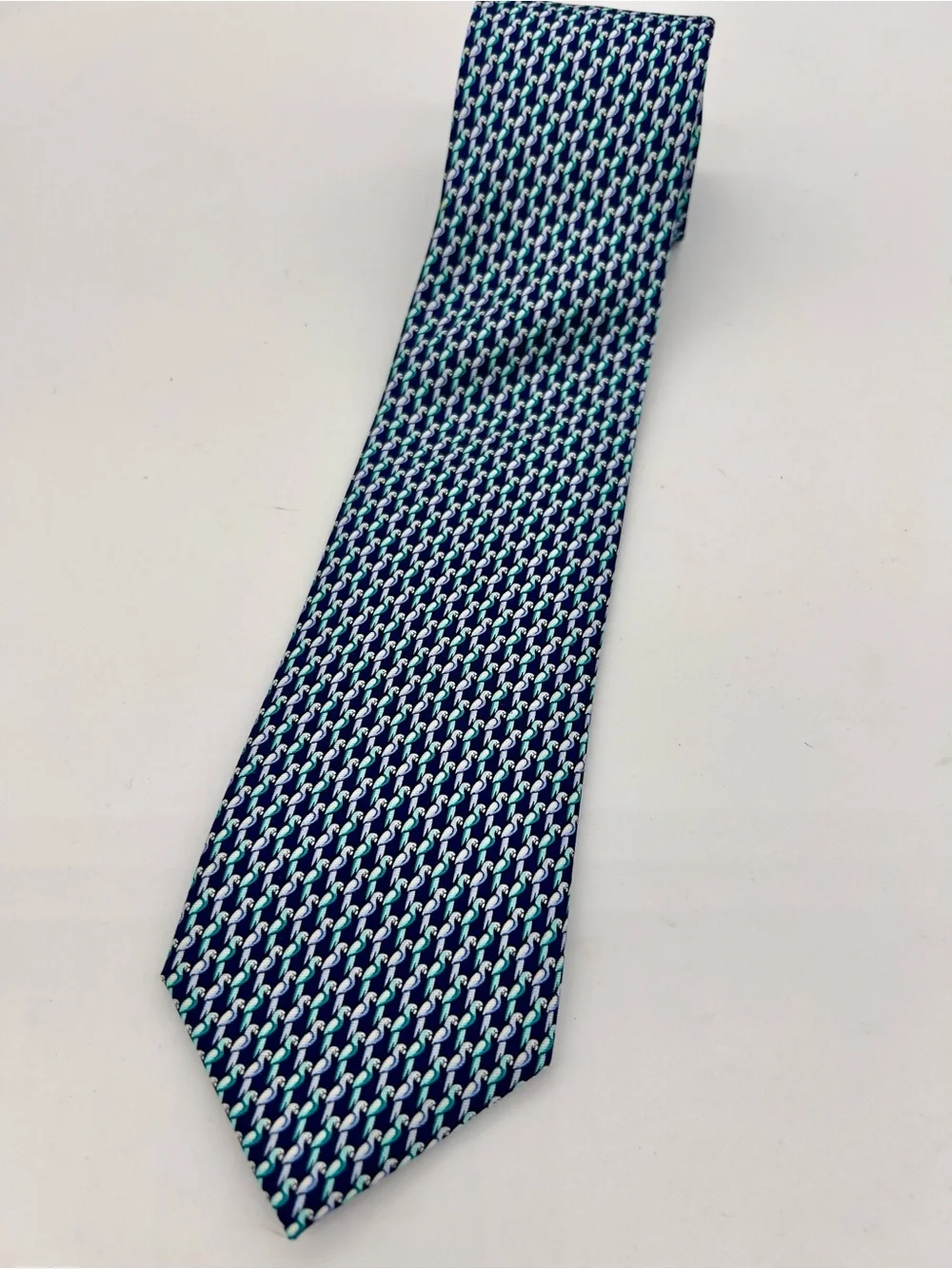 Tommy Hilfiger Blue Patterned Men's Tie